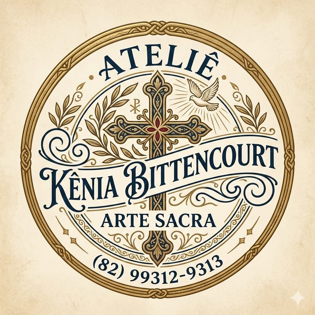 Kênia Bittencourt, do ateliê de arte sacra em Maceió